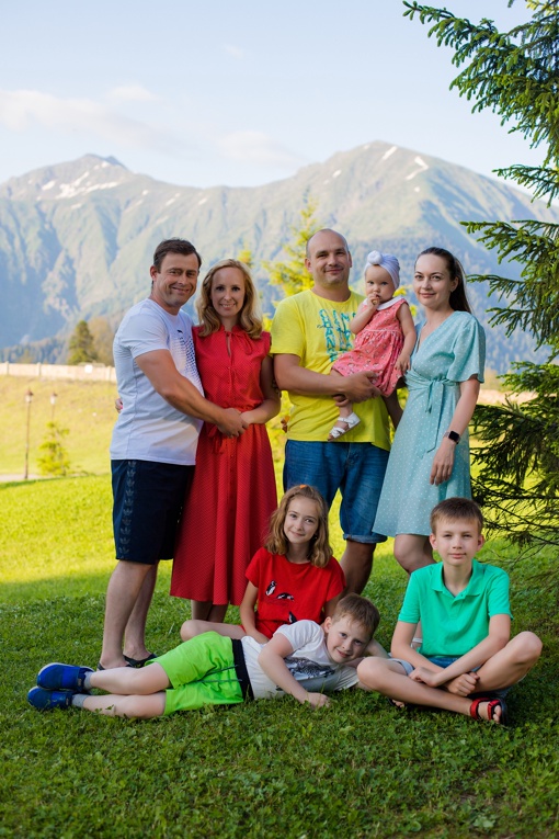 Семейная фотосессия в Красной Поляне - Фотограф MaryVish.ru